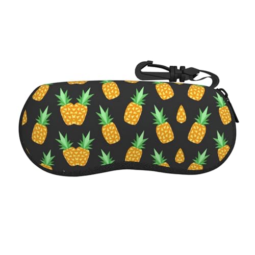 perangg Cassa morbida gialla del vetro di Shell dell'ananas, supporto degli occhiali da sole del Protectiver di vetro con la chiusura lampo per gli uomini e Wome perangg Cassa morbida gialla del vetro di Shell dell'ananas, supporto degli occhiali da sole del Protectiver di vetro con la chiusura lampo per gli uomini e Wome