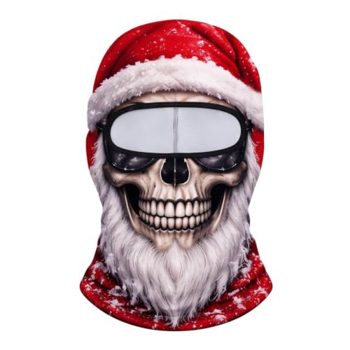 Christmas Masks for Adults 3D Realistic Funny Warm Velvet Fall Winter Mask - image 1