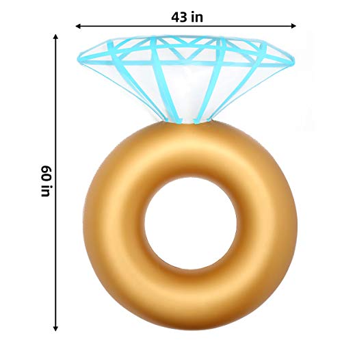 Diamond Shape Ring Pool Floats For Adult Inflatable Swimming Ring Floating Bed Fun Party Beach Swim Pool Toy #TOP2