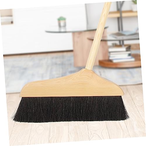 TOGEVAL Besenstiel Aus Weichem Kiefernholz-rosshaar – Statischer Haushaltsbesen Zum Abstauben Von Böden Und Teppichen – Bild 8