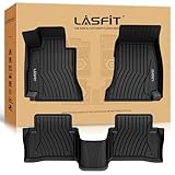 LASFIT Floor Mats Custom Fit for Mercedes Benz E Class 2017-2022 Sedan E300/ E320/ E400/ E350/ E63/ E550, All Weather TPE Floor Liners,1st & 2nd Row Set