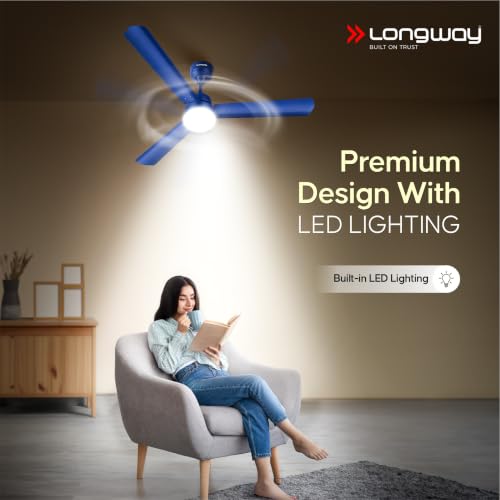 LONGWAY Store LONGWAY Luminair 1200 mm BLDC Ceiling Fan with Remote, - Image 6
