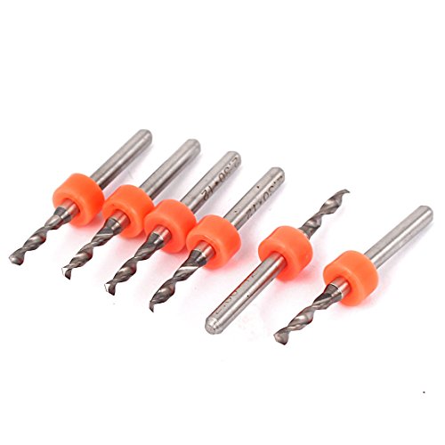 Aexit 2.3mm Tip Fuses 38mm Length PCB Jewelry CNC Engraving Micro Drill Bits PCB Fuses 6 Pcs