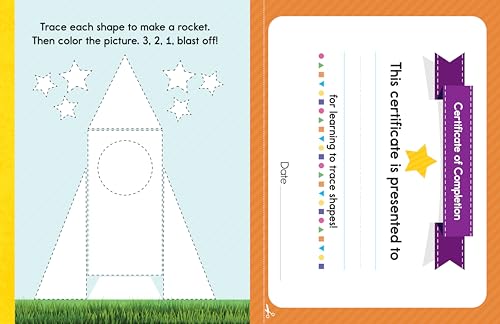 My First Preschool Shape Tracing Workbook: Fun Activities to Teach Pencil Control and Pre-Writing Skills (My First Preschool Skills Workbooks) - Image 7