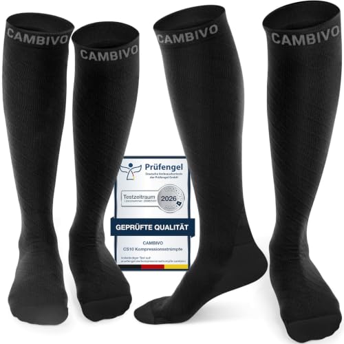 CAMBIVO Kompressionsstrümpfe Damen und Herren 2 Paar...