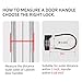 EASTDEER Combination Lock Cable Lock with 4 Digits Cabinet Lock with 7