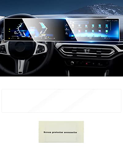 Film protection écran verre trempé BMW i4 i7 X5 X7 2023 2024 : vitrage tactile GPS et compteurs
