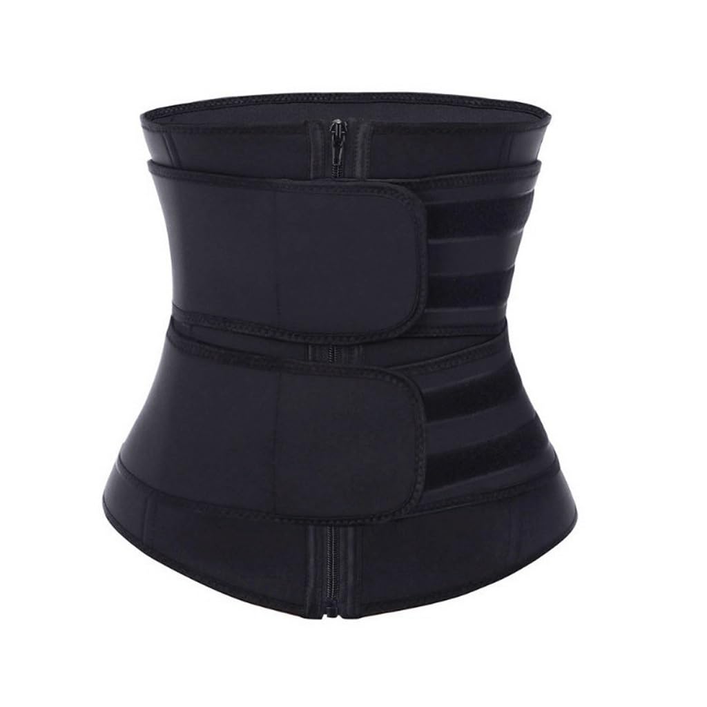 Pressure Fishbone Waistband Rubber Zipper Waist Protection(X-Large)