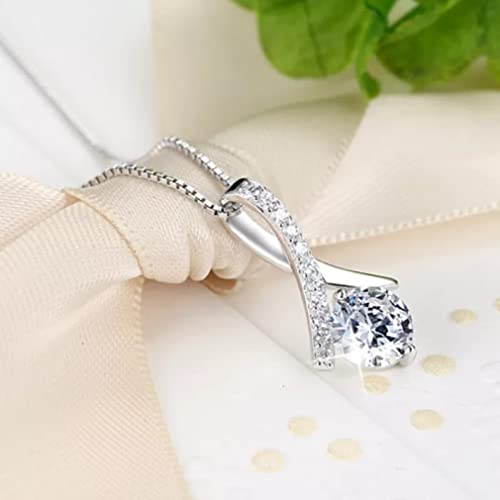 Colliers pour femmes en zircon avec pendentif juif élégant