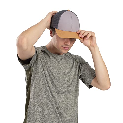 Pacific Headwear Boné Trucker Low-Pro, Preto, Tamanho Único