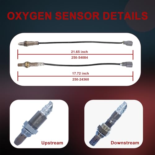 Sensor de Oxígeno Upstream y Downstream 2 Piezas para Toyota y Lexus miniatura 3