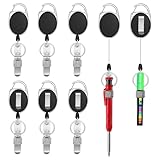 pasezenn 8 Pack Retractable Pen Holder with 31.5