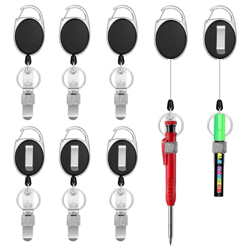 pasezenn 8 Pack Retractable Pen Holder with 31.5