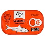 Tropical Sun Sardines in Sunflower Oil 125g, Pack of 12
