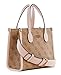 GUESS Silvana Mini Tote, Latte Logo/Rosewood