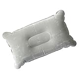 Korbond Aufblasbares Reisekissen 19 cm grau