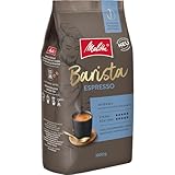 Melitta Barista Classic Espresso, Ganze Kaffee-Bohnen 1kg, ungemahlen, Kaffeebohnen für Kaffee-Vollautomat, kräftige Röstung, Stärke 5, (Verpackung kann variieren)