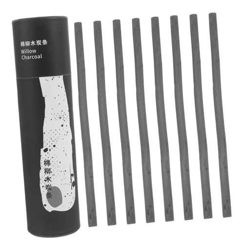 OSALADI 25pcs Willow Charcoal Sticks Holder for Jumbo Sticks Professional Drawing Supplies for Art Students and Artists