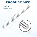 sourcing map 2 Pcs Round Steel Rod 8.5mm Diameter HSS Lathe Bar Stock Tool 200mm Long for Shaft Gear Drill Lathes Boring Machine Turning Miniature Axle Cylindrical Pin DIY Craft Tool