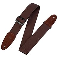 Durable and comfortable guitar strap Canadian made Suitable for acoustic, electric and bass guitars Used on stages all over the world! Includes headstock lace