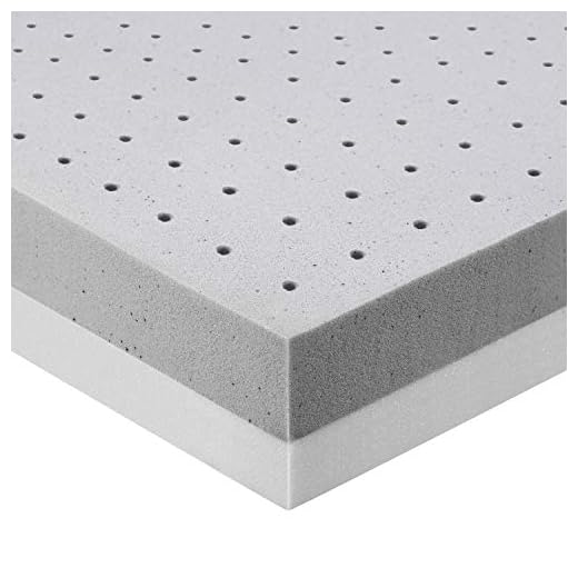 BedStory Memory Foam Mattress Topper, 3 Inch Gel Bamboo Charcoal Mattress Topper, Full 2 Layers Mattress Pad Double Size Ventilated Design Cooling Bed Mattress Topper - CertiPUR-US (Full, 137x188cm)