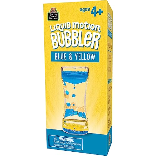 Burbujeador de movimiento líquido Teacher Created Resources, azul y amarillo, paquete de 6 unidades (TCR20965-6) miniatura 2