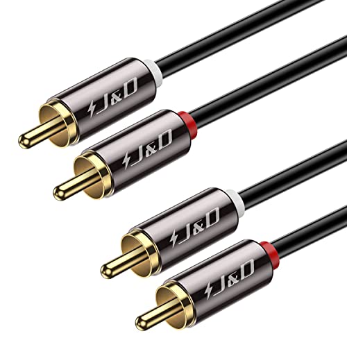 J&D 2RCA Male to Male Stereo Audio Cable 1.8m
