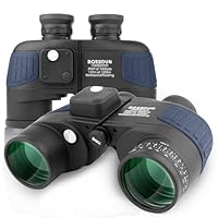 Binocolo Marino 10x50 Impermeabile - Con Bussola E Telemetro, Per Birdwatching E Caccia