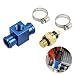 NICECNC Blu Ventola del Radiatore con Interruttore di Temperatura Universale M14 x 1,5 mm Compatible with KTM 250 350 450 SX XC SXF XCF XC-F 1996-2020，Honda 125-650CC XR CR CRF，Beta 125-498CC RR 2T/4T