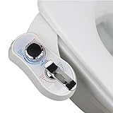 Elcare Bidet, Self Cleaning Dual Nozzle(Frontal & Rear Wash) Hot and Cold Water Bidet Attachment for...