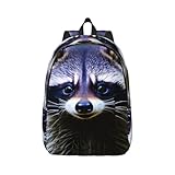 perangg Linda mochila versátil Baby Jaguar para laptop, viajes y trabajo, bolsa de lona ligera para hombres y mujeres, Negro -, M