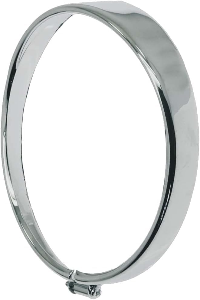 GENERICO Ghiera Fanale In Ferro Cromata Per Faro Antteriore 105mm COMPATIBILE CON Vespa 50-50R - 50S - 50L