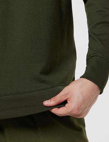 Image of Numero Uno Men's Olive Graphic Pullover Sweatshirt