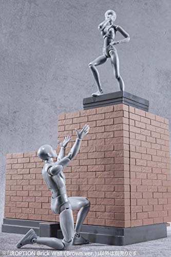 Bandai Netaddiction Model Kit – Tamashii Option Brick Wall Brown Version – Accessoires