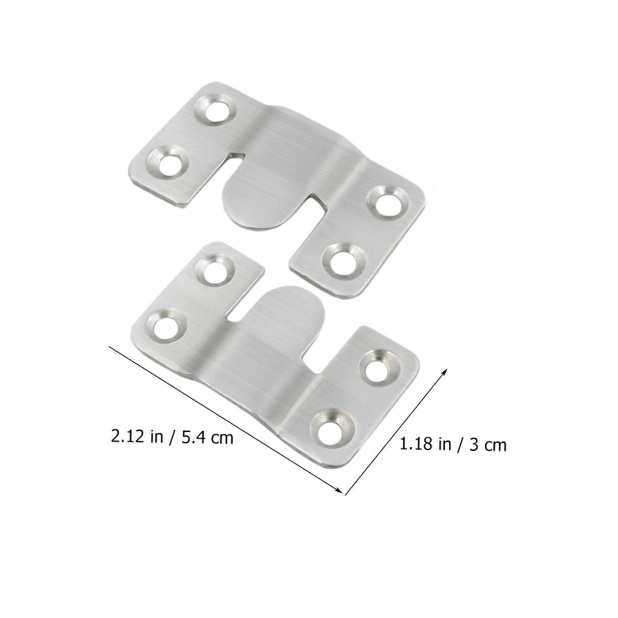 Paia Ganci Appendi Quadri per Sospendere Specchi Set 16 in Acciaio Inossidabile Argento , Resistente e Facile da Installare Design Semplice e Classico