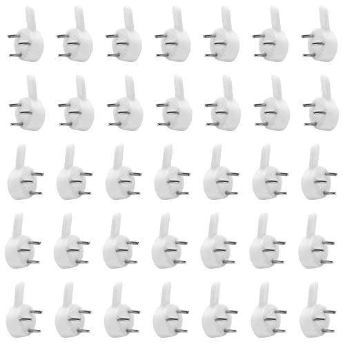 Image of Nails For Hanging Pictures,Picture Hooks Hardwall Hangers for Hardware Concrete Wall Hooks Invisible Nail Hangers Non-Trace Wall Picture Hanger No Damage Stucco 0.98 inch x 0.59 inch (L*W)(150pcs,0.98 inch x 0.59