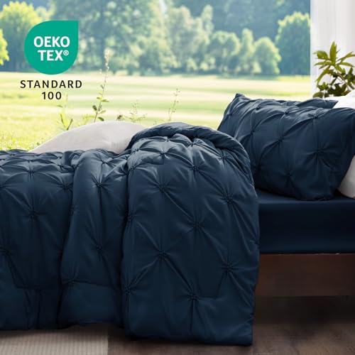 Image of BEDELITE King Comforter Set Navy,Lightweight & Soft Comforter