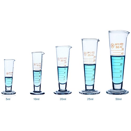 Misurino conico misurino vetro laboratorio conica graduato misurini food grade Glass Milk Juice Cup laboratorio Becher mug 2000 ml