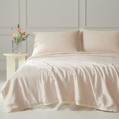 MIDO HOUSE Piumino rinfrescante in eucalipto traspirante in fibra di Tencel Lyocell trapunta king size coperta di raffreddamento per dormire caldo lavabile in lavatrice piumino leggero per l'estate