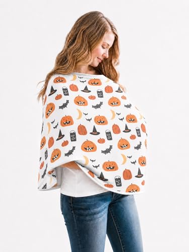 Image of Copper Pearl Nursing Cover for Breastfeeding - Multi-Use Baby Car Seat Cover, Stroller Cover & Breast Feeding Cover Up for Women, Stretchy Breathable High Quality Cover for Boy or Girl, Trick