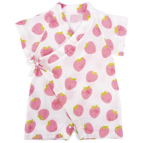 Image of PAUBOLI Kimono Robe Newborn Cotton Yarn Robe Baby Romper Infant Japanese Pajamas…