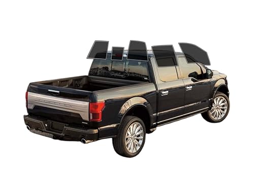 AUTOTEK Precut Windows Tint Film All Sides Cars Sun Blocking Protection Privacy Anti Shatter Glass 2 Ply Film 25% Tint Shade kit for Ford F150 Crew Cab 2015-2020