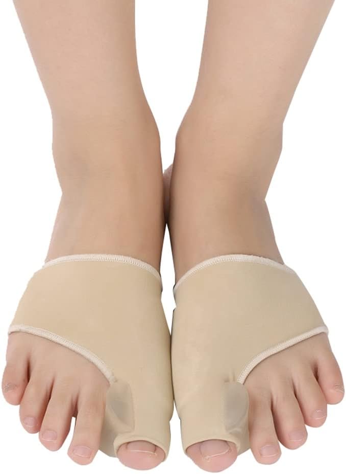 DEAVER Thumb Valgus Toe Corrector,Bunion Relief Sleeves,with Gel Pad Bunion Brace Cushions Hallux Valgus Relief Diabetic Foot Care for Men and Women