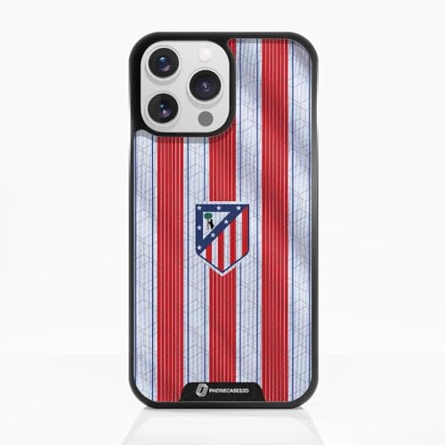 Coque Atlético de Madrid iPhone 14 Pro silicone antichoc étui noir Apple rigide officiel