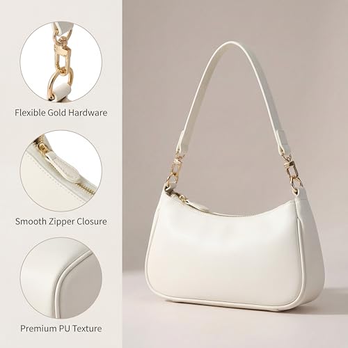 Image of VODIU Clutch Tote Handbags with 2 Removable Straps and Zipper Closure Crossbody Bags Shoulder Purse Handbag for Women