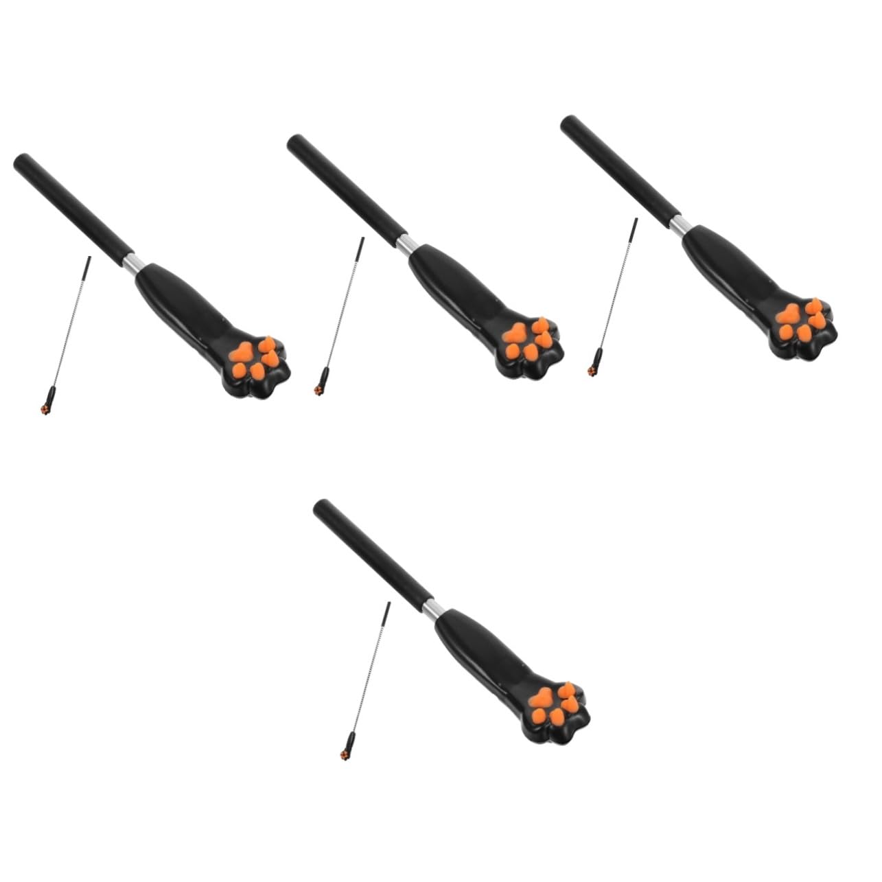 4 Piezas Picazón en la pata de gato raspador rascadores de espalda para adultos rascador útil rascador de espalda telescopico rascador de espalda retráctil gel de sílice