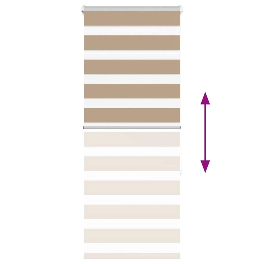 Store Zebre Marron Sable 60,9 cm Polyester