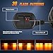 Nilight 40LED Amber Emergency Strobe Traffic Advisor Light Bar with Suction Cups Dash Safety Warning Hazard Flashing Lights Interior Front/Rear Windshield for Trucks Construction Vehicles