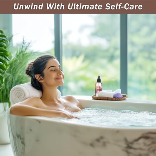 Spa Baskets For Women - Luxury Bath Set With Coconut & Vanilla - Spa Kit Includes Wash, Bubble Bath, Lotion, Bath Salts, Body Scrub, Body Spray, Shower Puff, Bathbombs, Soap and Towel - Thumbnail 7