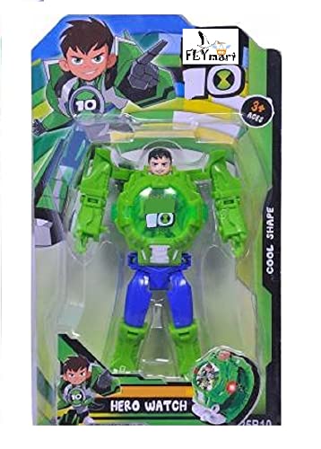 FLYmart Bane a Super Watch10 Hero Omnniitriex Device of Action Figure Alien Famous Heroes | Dream Robot Toy Special Kind of Play & Fun Convert to DigitalWatch for Little Kids| Cool Thing 2 in 1 (B09N15YJPB) Amazon Price History, Amazon Price Tracker